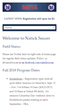 Mobile Screenshot of naticksoccer.org